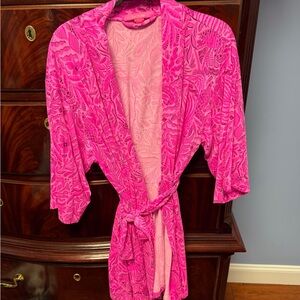 Lilly Pulitzer Vibrant Pink Robe